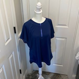 Title Nine Blue Swim Top